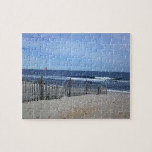 Surf City Long Island Beach New Jersey Foto Puzzle