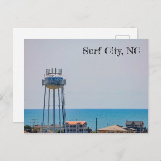 Surf City, NC Postkarte (Vorne/Hinten)