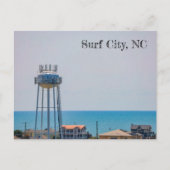 Surf City, NC Postkarte (Vorderseite)