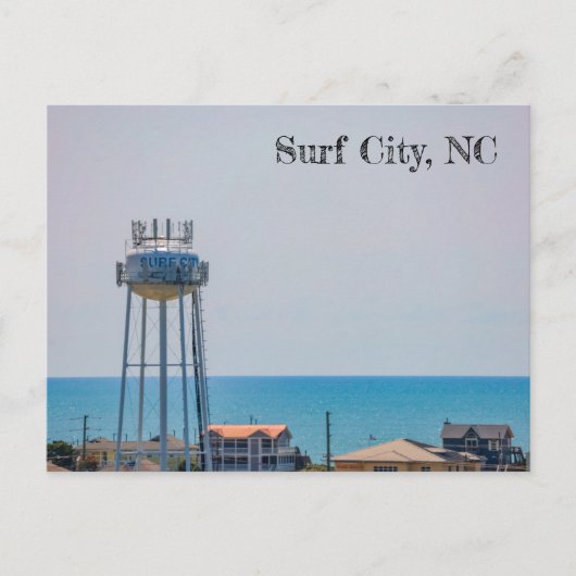 Surf City, NC Postkarte (Vorderseite)