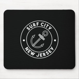 Surf City New Jersey Souvenirs Taschenlogo Mousepad