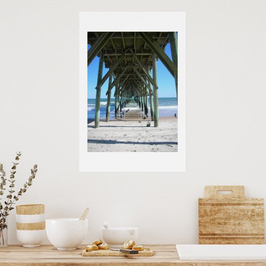 Surf City Pier Poster (Küche)