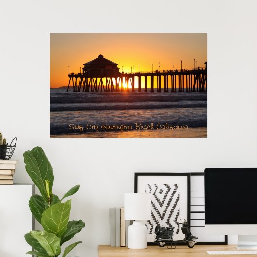 Surf City Poster (Heimbüro)