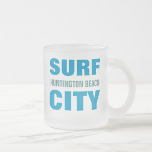 SURF CITY Tasse (mattiertes Glas)