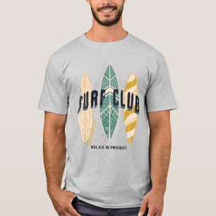 Surf Club Summer Beach Urlaub Vintag T-Shirt