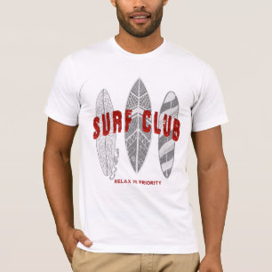 Surf Club Summer Beach Urlaub Vintag T-Shirt