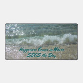 Surf Coastal Beach fotografisch Schreibtischunterlage (Vorderseite)