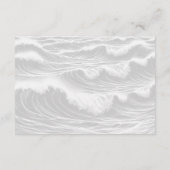 Surf Couple Wedding Begleitkarte (Rückseite)