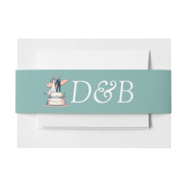 Surf Couple Wedding Einladungsbanderole