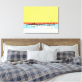 Surf Days - Galveston Island, Pleasure Pier Leinwanddruck (Insitu (Schlafzimmer))