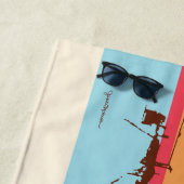 Surf Days - Galveston Island, Pleasure Pier Strandtuch (Beispiel)