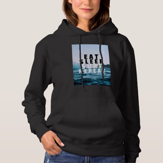 Surf-Design Hoodie (Vorderseite)