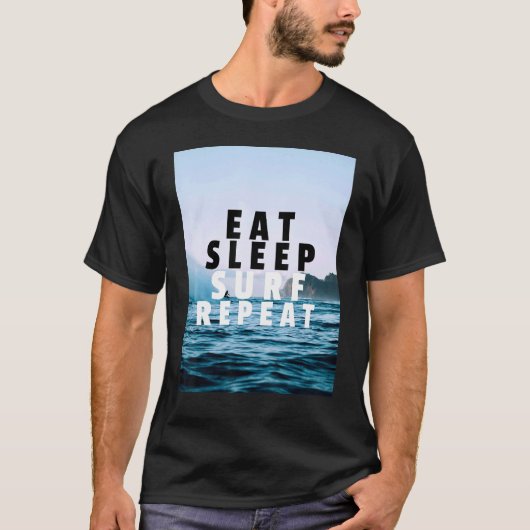 Surf-Design T-Shirt (Vorderseite)