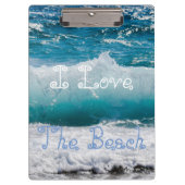 Surf Dive Beach Foam Swim Destiny's Schicksal Klemmbrett (Vorderseite)