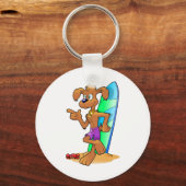 Surf Dog Schlüsselanhänger (Vorderseite)