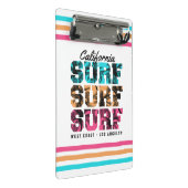 Surf Dreams: California Sunset Edition Mini Klemmbrett (Schrägansicht)