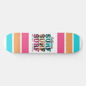 Surf Dreams: California Sunset Edition Skateboard (Horizontal)