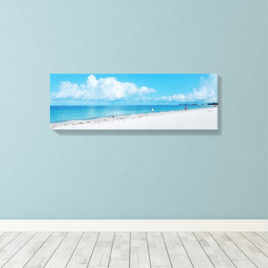 Surf Fishing Canvas Print Leinwanddruck (Insitu (Holzboden))