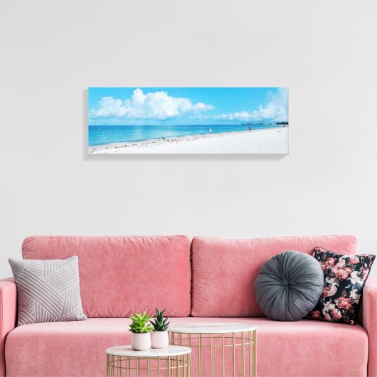 Surf Fishing Canvas Print Leinwanddruck (Insitu (Wohnzimmer))