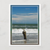 Surf Fishing Postkarte (Vorderseite)