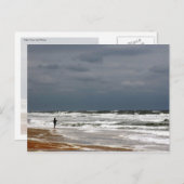 Surf Fishing Postkarte (Vorne/Hinten)