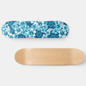 Surf floral Hibiskus Skateboard (Horizontal)