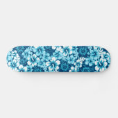 Surf floral Hibiskus Skateboard (Horizontal)