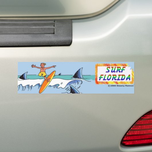 Surf Florida Autoaufkleber (Auf Auto)
