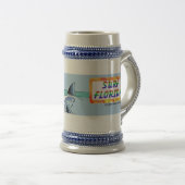 Surf Florida stein Bierglas (VorderseiteRechts)
