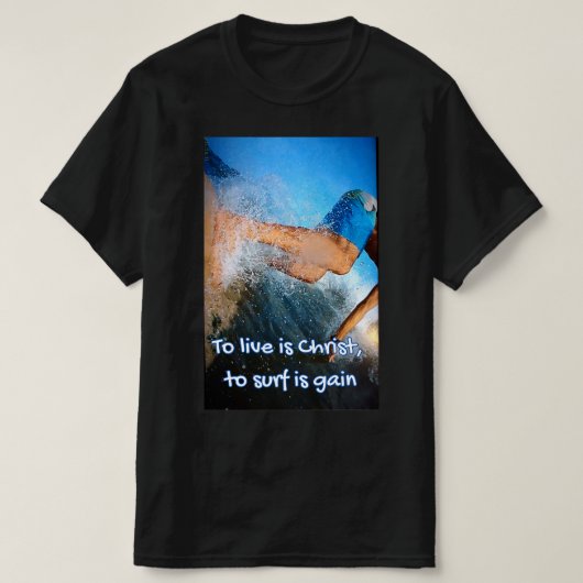 Surf for Christ T-shirt (Design vorne)