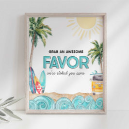 Surf-Gastgeschenk Vielen Dank für Ihre Anmeldung Fotodruck