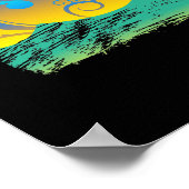 Surf Girl Poster (Ecke)