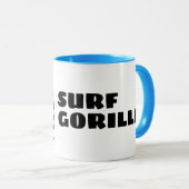 Surf Gorilla Tasse (VorderseiteRechts)