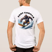 Surf Gorilla Tri-Blend Shirt (Rückseite)