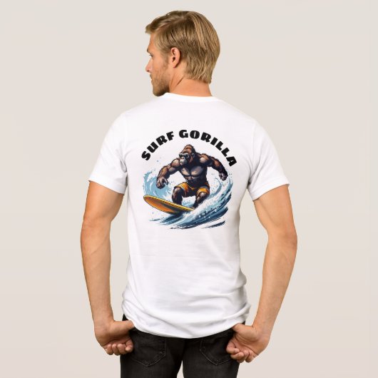 Surf Gorilla Tri-Blend Shirt (Rückseite voll)