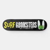Surf Gromsters ganz schwarz Skateboard (Horizontal)