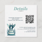 Surf Grooms HochzeitQR-Code Begleitkarte (Vorderseite)