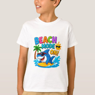 🌊 Surf Hai Cartoon Für Sommer-Spaß 🏄 T-Shirt