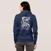 Surf hart hoodie (Schwarz voll)