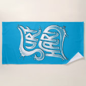 Surf hart strandtuch (Vorderseite)