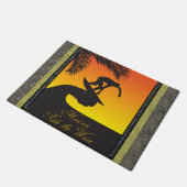 Surf: Hawaii Doormat Fußmatte (Schrägansicht)