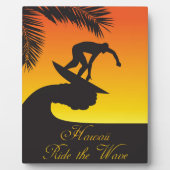 Surf: Hawaii Fotoplatte (Vorderseite)