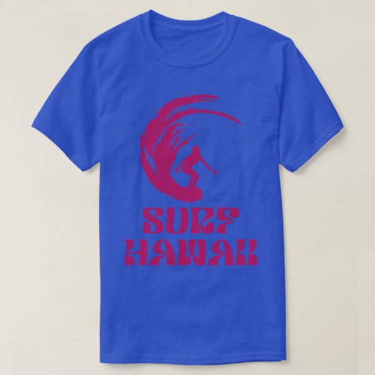 Surf Hawaii Hibiskus TShirt (Design vorne)