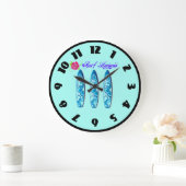 Surf Hawaii Surfboards Große Wanduhr (Zuhause)