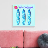 Surf Hawaii Surfboards Leinwanddruck (Insitu (Wohnzimmer))