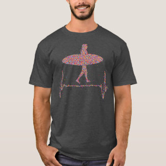 Surf Heartbeat Windsurfboard T-Shirt
