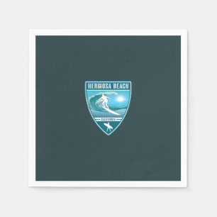 Surf Hermosa Beach California Serviette