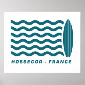 Surf Hossegor Frankreich Poster (Vorne)