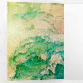 Surf Hund Geburtskarte Dreifach Gefaltete Einladung (Innen Erste Seite)