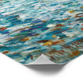 Surf, Inseln mit Shoals Poster (Ecke)